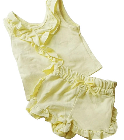 Jessie short set-yellow