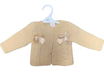 Bow Cardigan beige