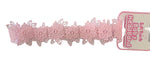 pink laced detail hair band