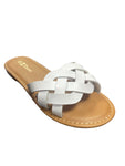 sienna sandals -white