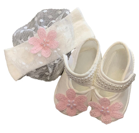 Soft-sole and hair band set